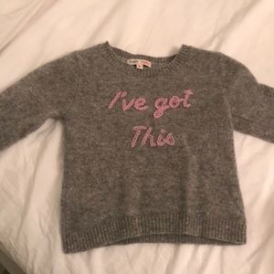 Grey cashmere sweater